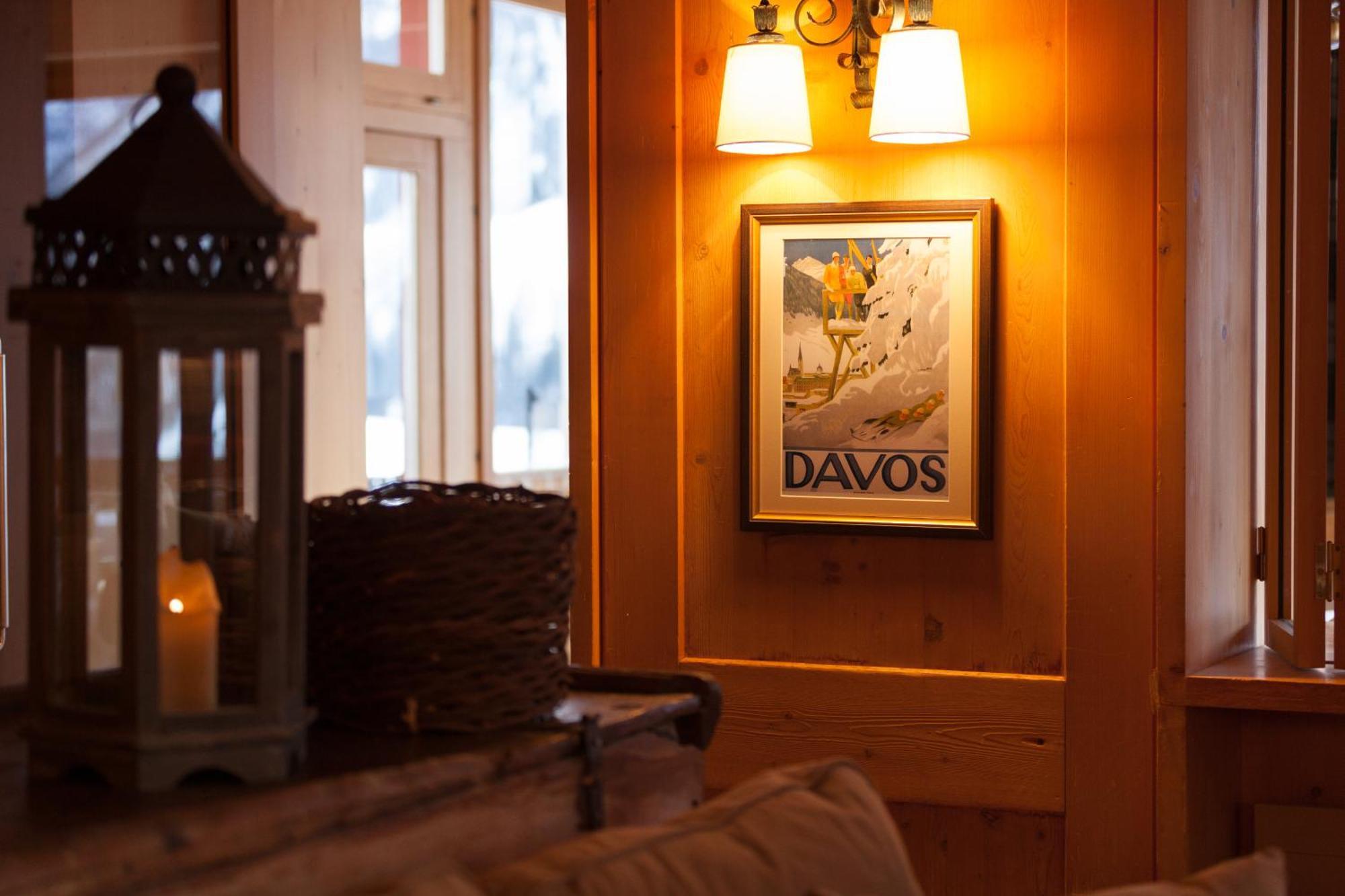 Boutique-Hotel Garni Bellevue Davos Wiesen Exterior photo