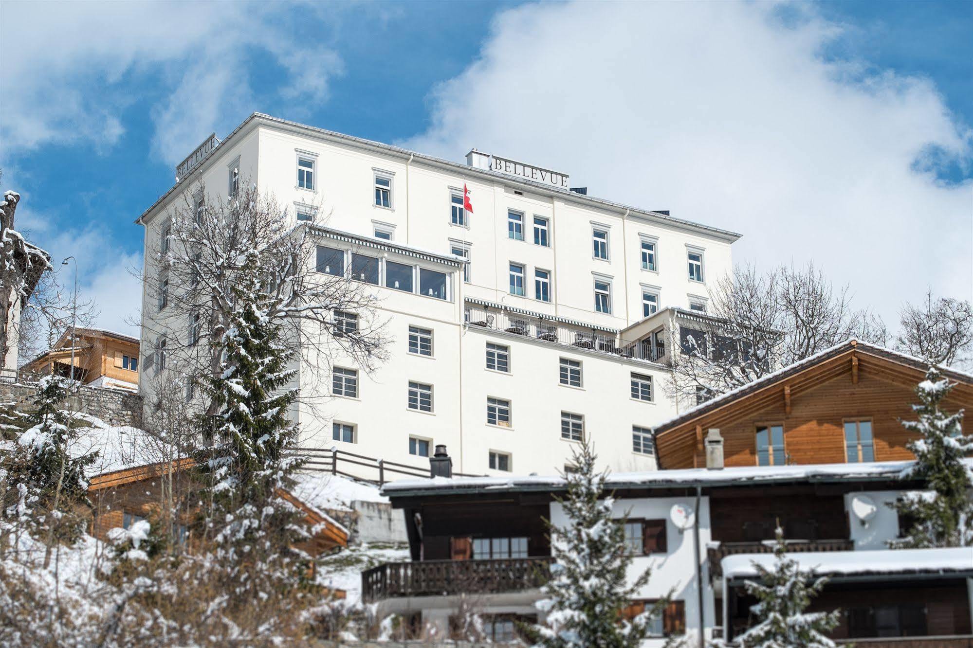 Boutique-Hotel Garni Bellevue Davos Wiesen Exterior photo